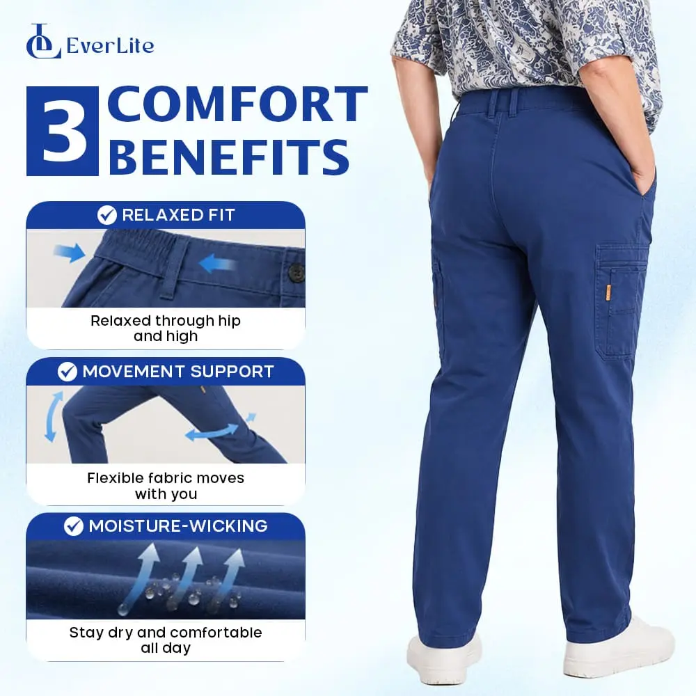 EverLite - 70% OFF – Women’s Stretch-Waist 6-Pocket Comfort Pants