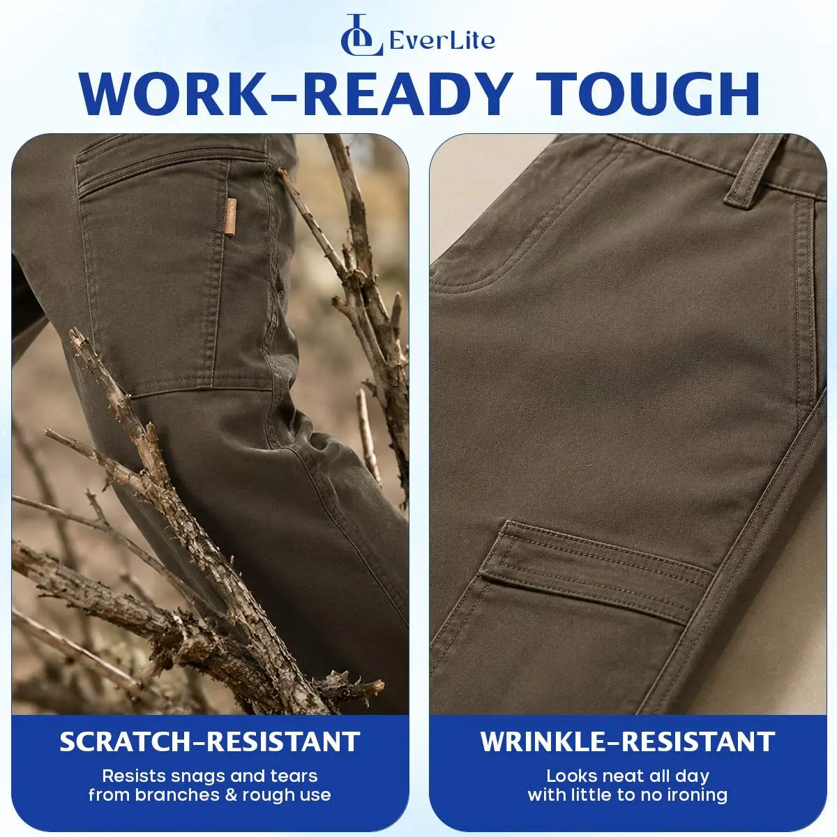 EverLite - 70% OFF – Women’s Stretch-Waist 6-Pocket Comfort Pants