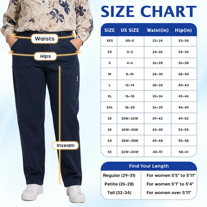 EverLite - 70% OFF – Women’s Stretch-Waist 6-Pocket Comfort Pants