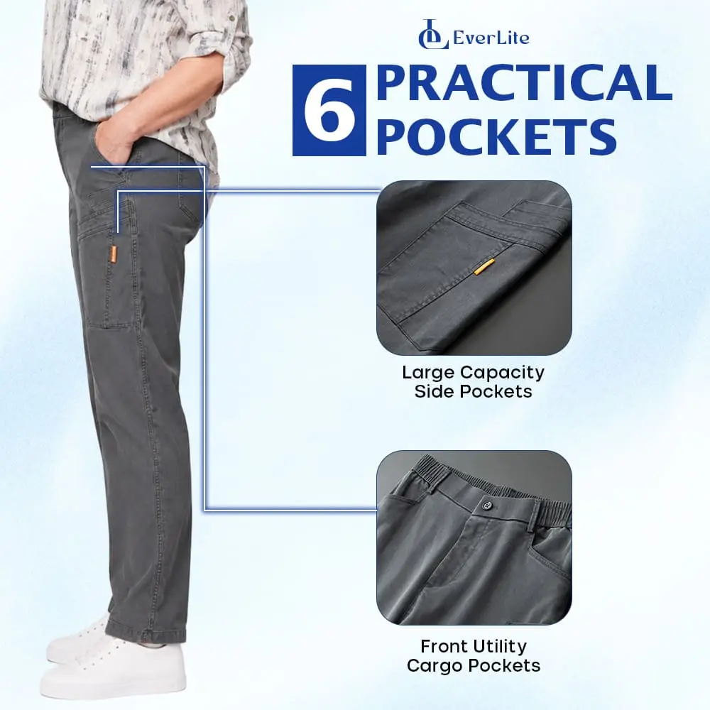 EverLite - 70% OFF – Women’s Stretch-Waist 6-Pocket Comfort Pants