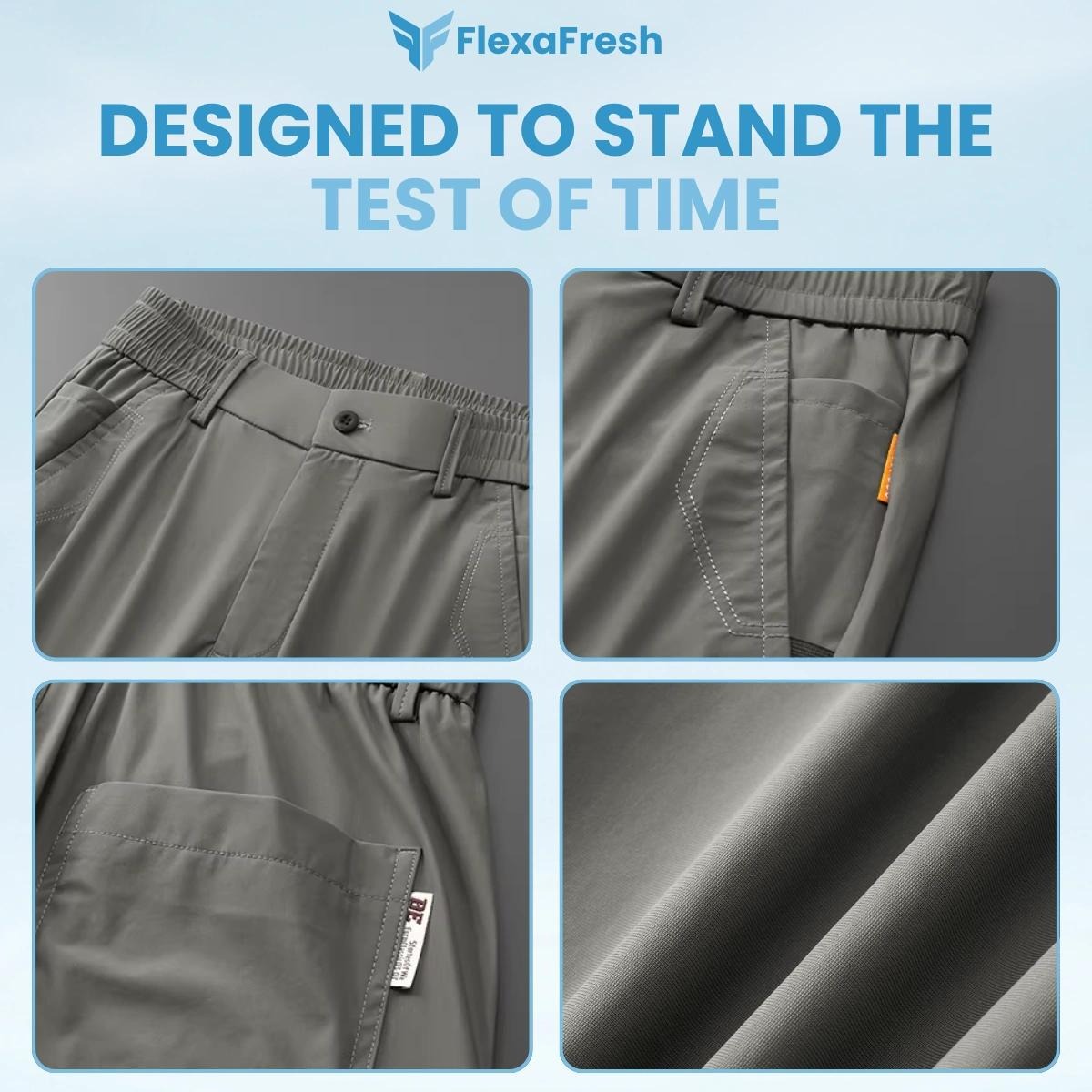 FlexaFresh - Unisex's Ultra Stretch Ice Silk Comfort Casual Pants