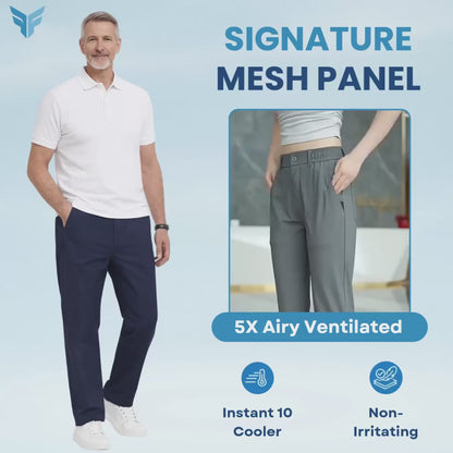 FlexaFresh - Unisex's Ultra Stretch Ice Silk Comfort Casual Pants